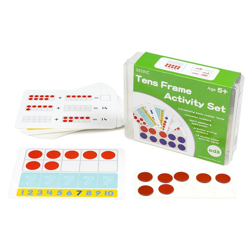 JUMBO MAGNETIC TEN FRAME SET - Qizzle